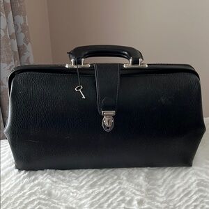 Black Leather Men's Bag